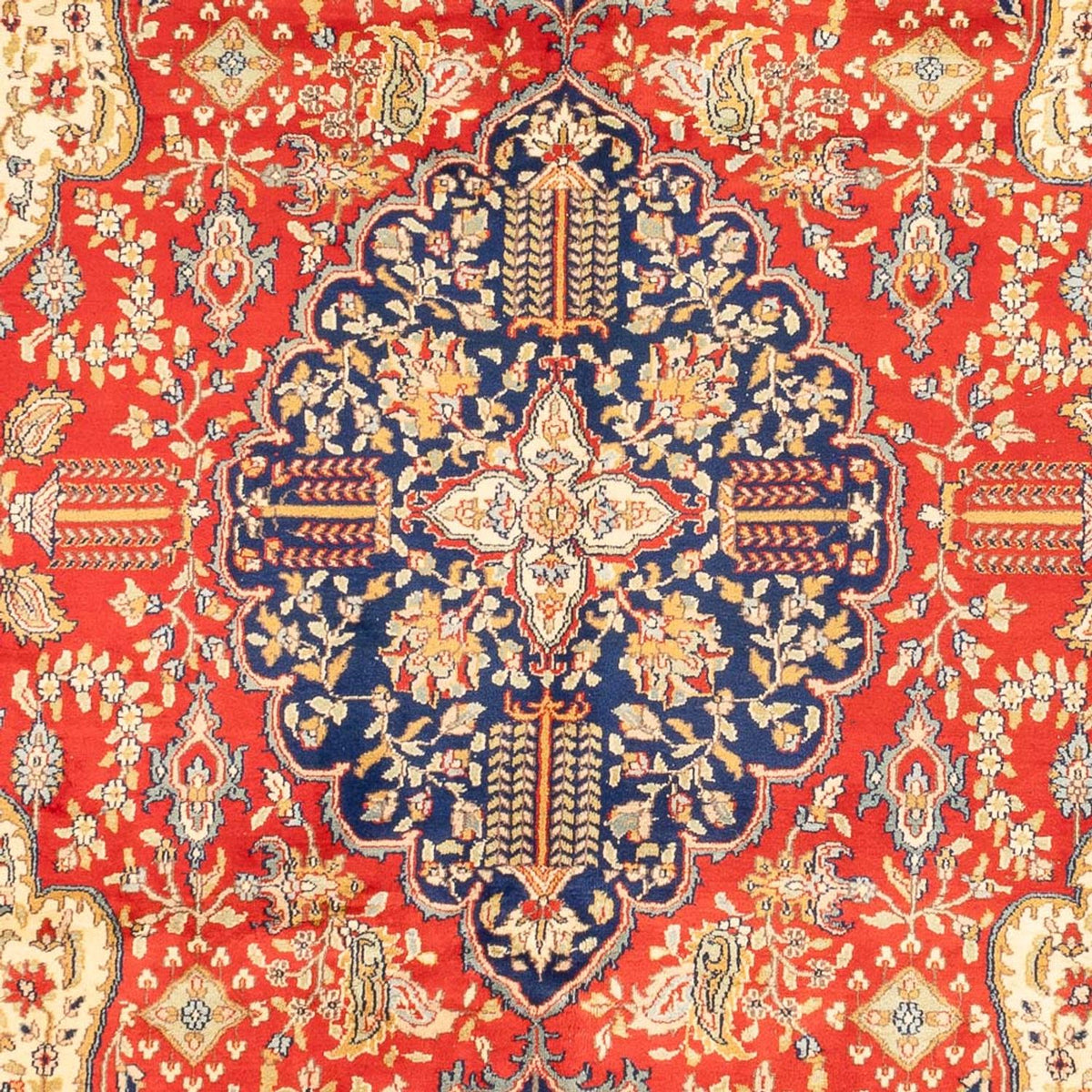 Tappeto Persero - Tabriz - 289 x 186 cm - rosso