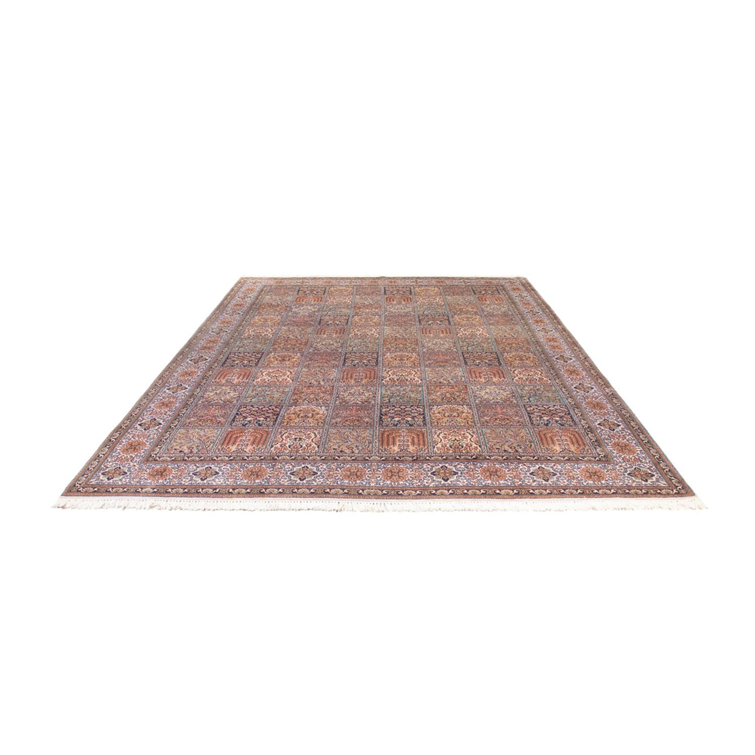Tappeto di seta - Seta del Kashmir - 337 x 247 cm - rosso chiaro