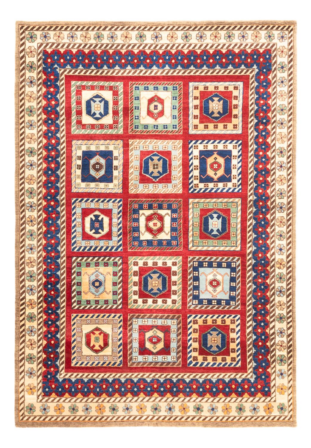 Tappeto Gabbeh - Loribaft Indus - 241 x 168 cm - multicolore