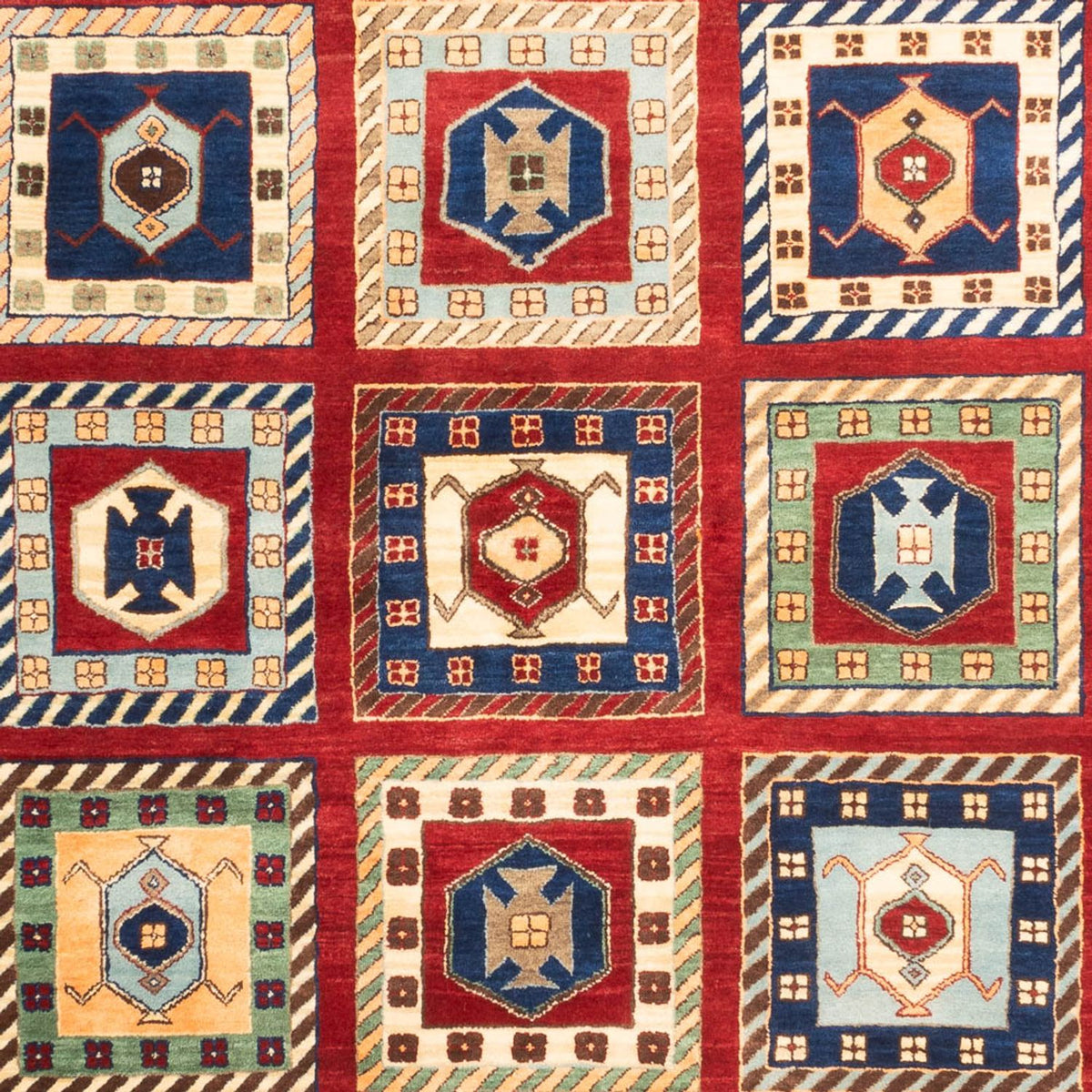 Tappeto Gabbeh - Loribaft Indus - 241 x 168 cm - multicolore