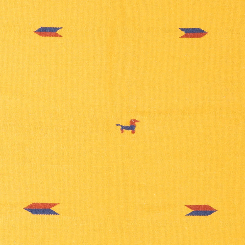 Tappeto Kelim - Tendenza - 180 x 120 cm - giallo