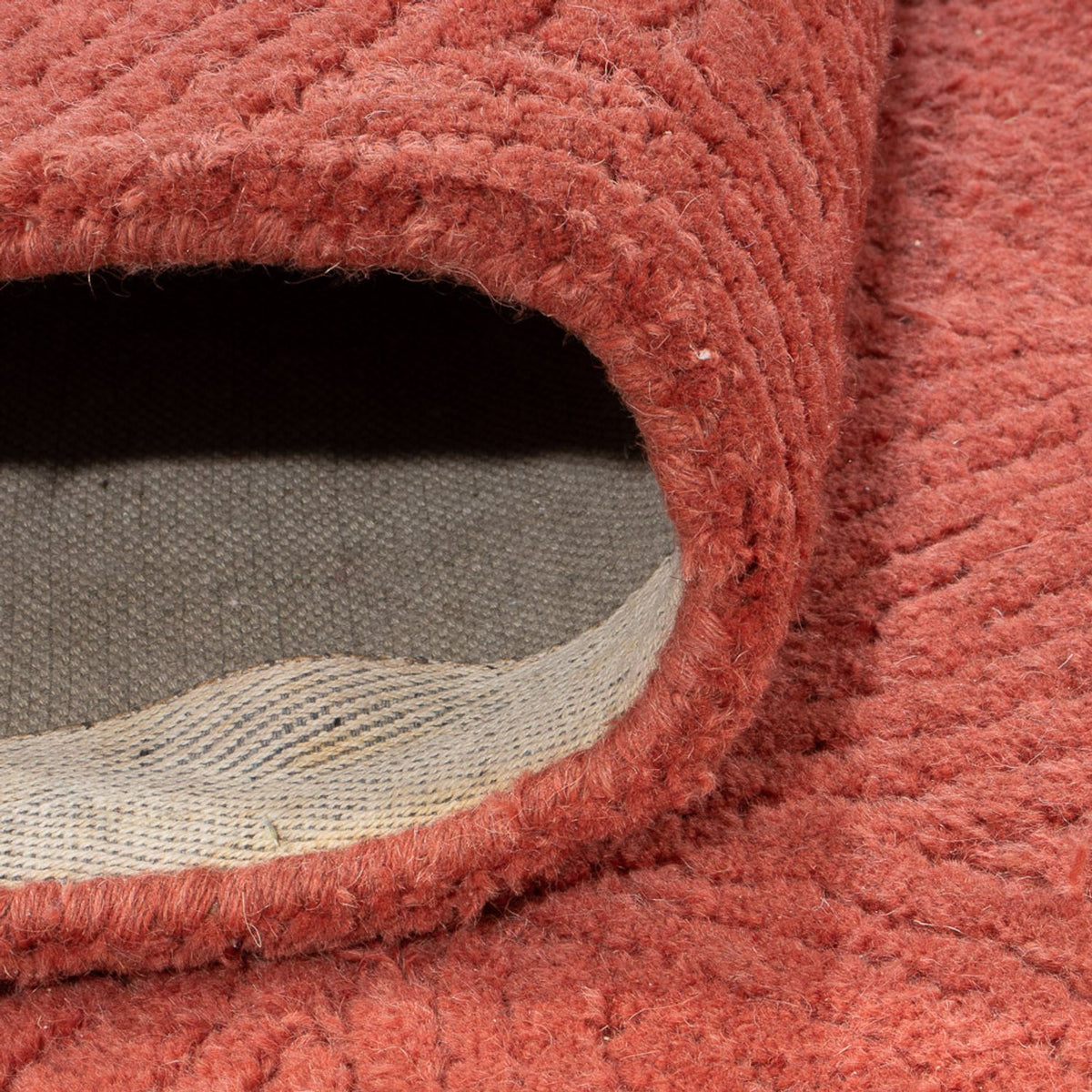 Tappeto di lana - 273 x 182 cm - ruggine