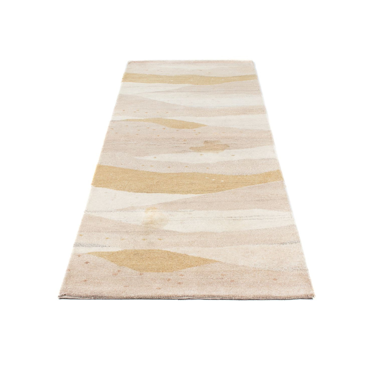 Tappeto corsia Tappeto Gabbeh - Indus - 234 x 75 cm - beige chiaro