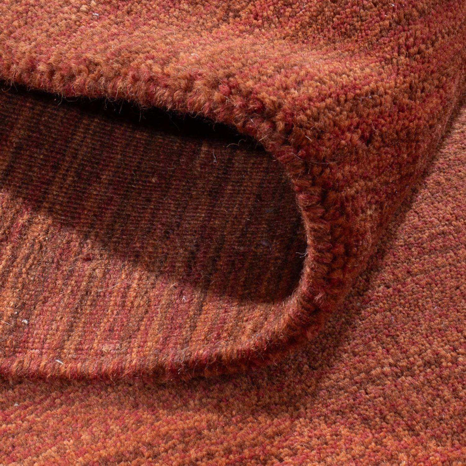 Tappeto Gabbeh - Loribaft Softy - 242 x 173 cm - ruggine
