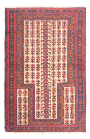 Tappeto Belutsch - 128 x 82 cm - multicolore