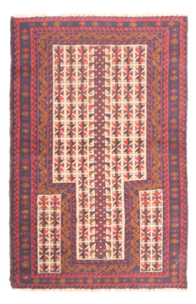 Tappeto Belutsch - 128 x 82 cm - multicolore