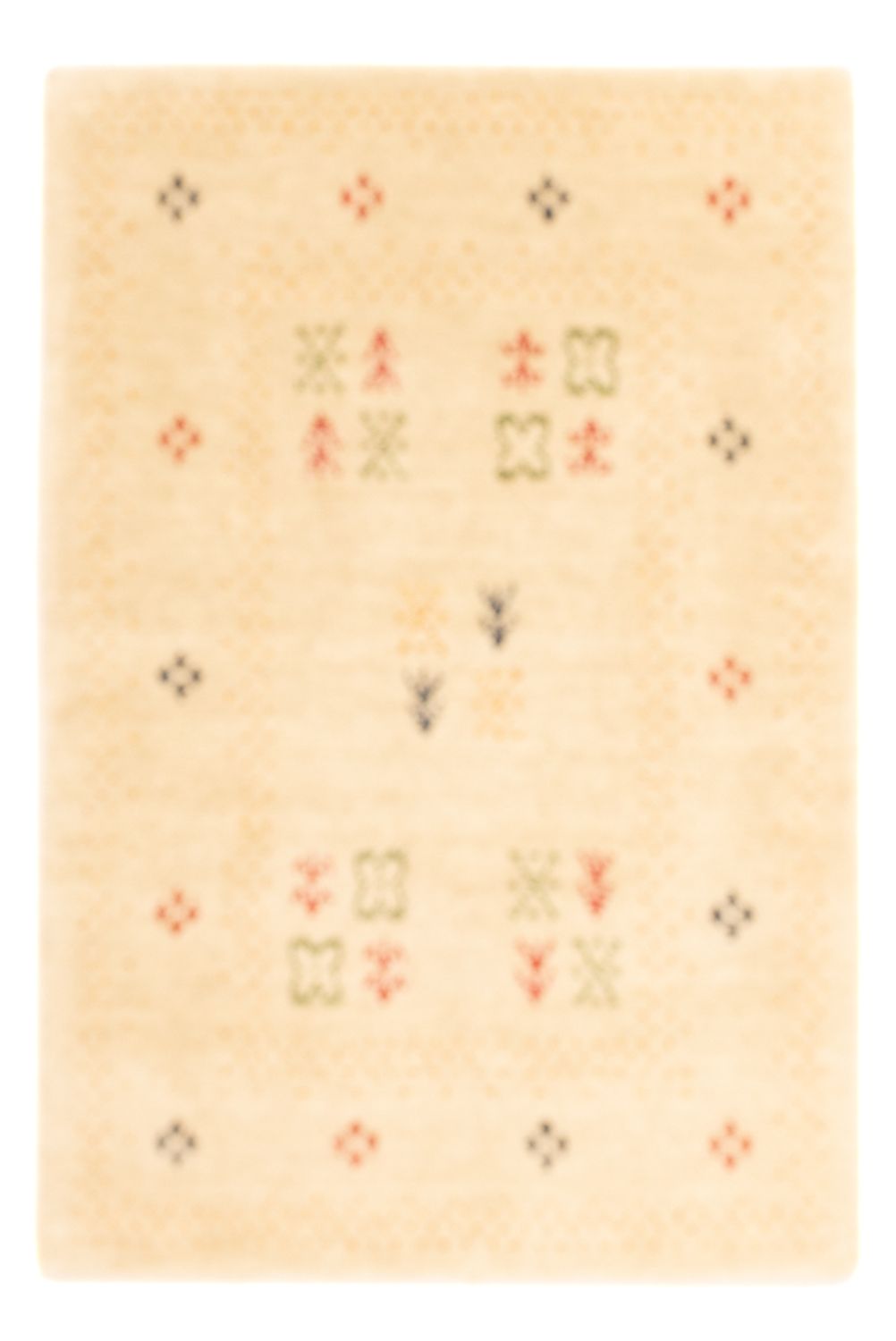 Tappeto Gabbeh - Loribaft Softy - 90 x 60 cm - beige