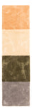 Tappeto corsia Tappeto in viscosa - 157 x 42 cm - multicolore