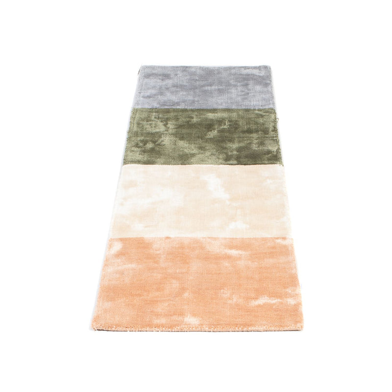 Tappeto corsia Tappeto in viscosa - 157 x 42 cm - multicolore