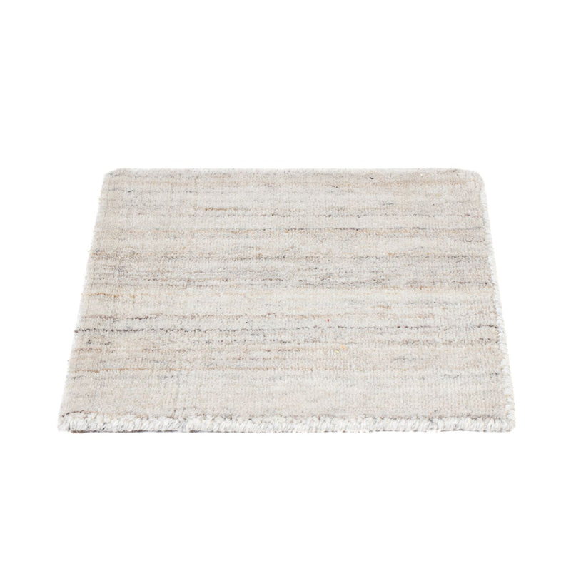 Tappeto di lana quadrato  - 34 x 32 cm - grigio chiaro