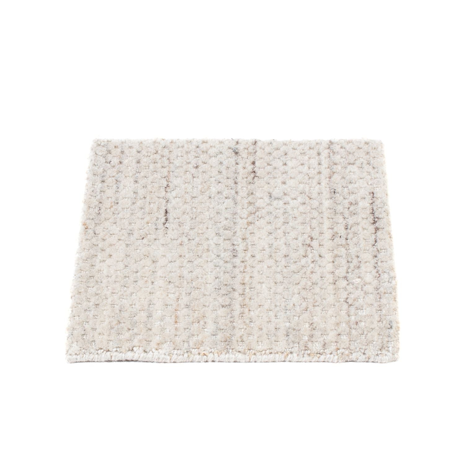 Tappeto di lana quadrato  - 31 x 31 cm - grigio chiaro