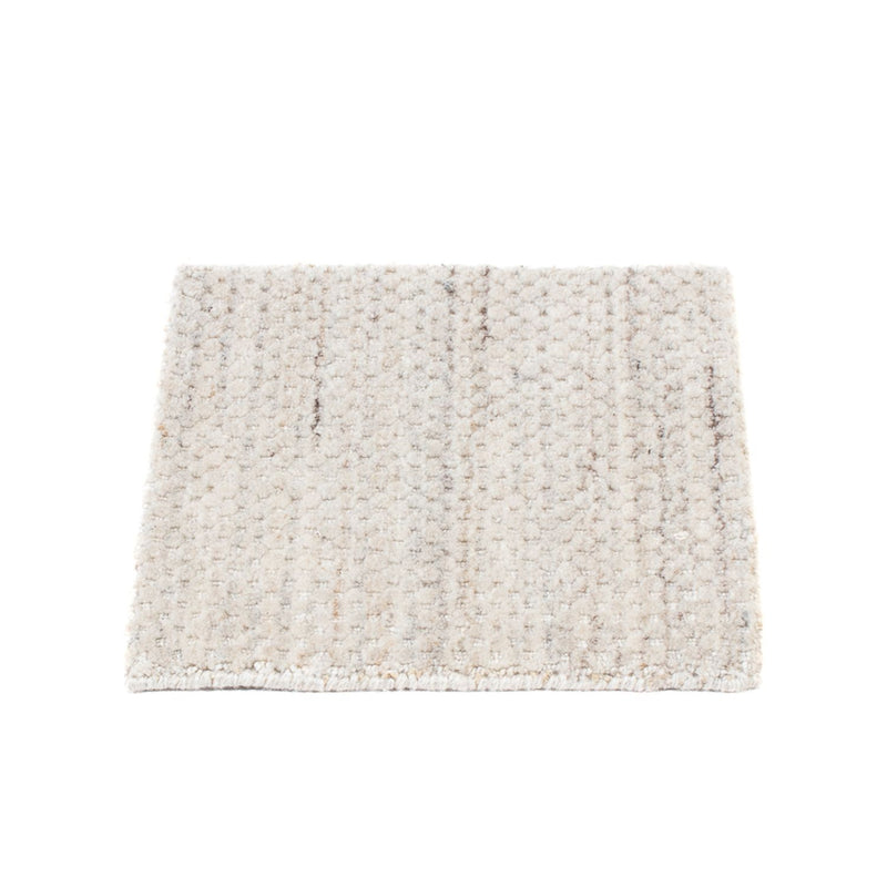 Tappeto di lana quadrato  - 31 x 31 cm - grigio chiaro