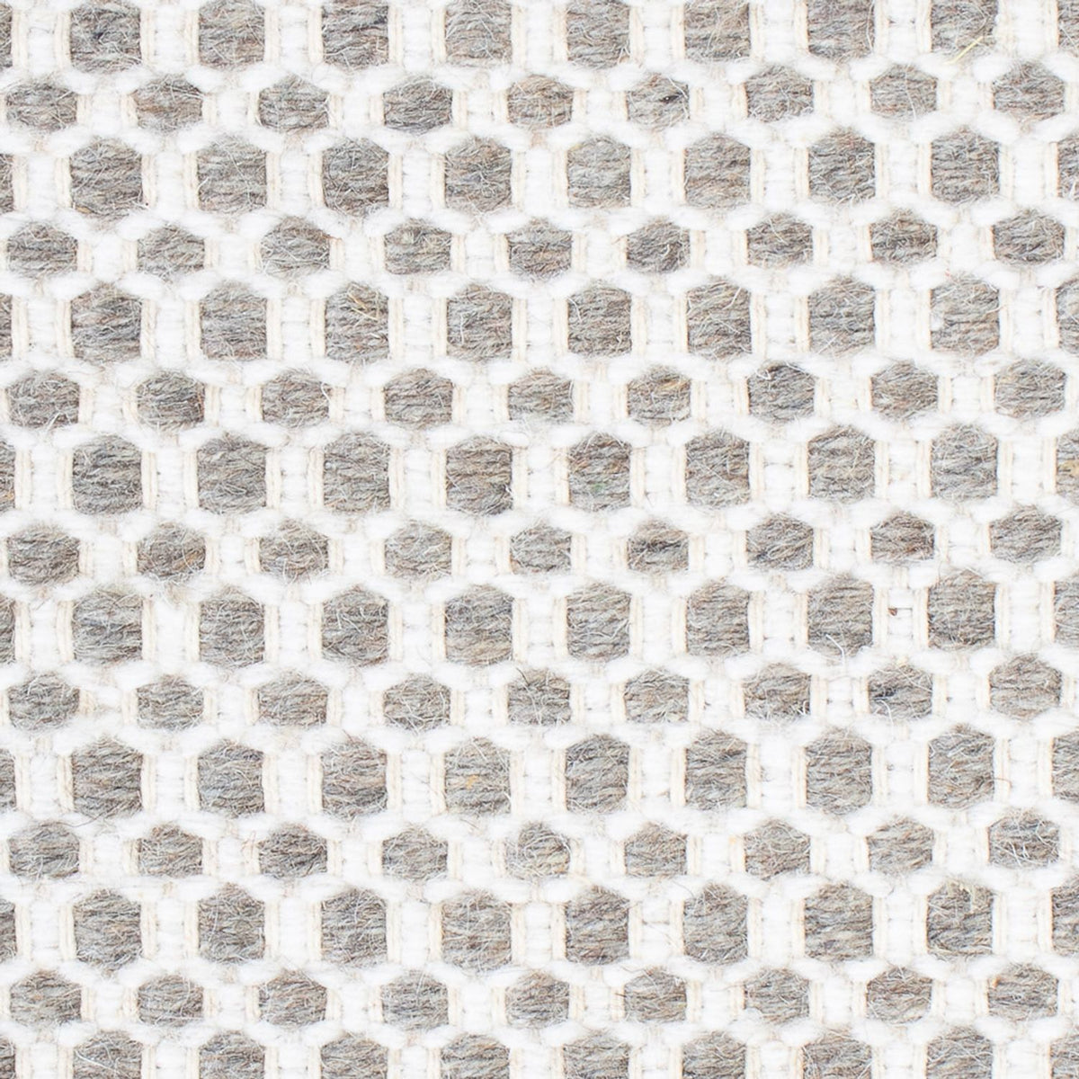 Tappeto di lana quadrato  - 34 x 30 cm - grigio chiaro