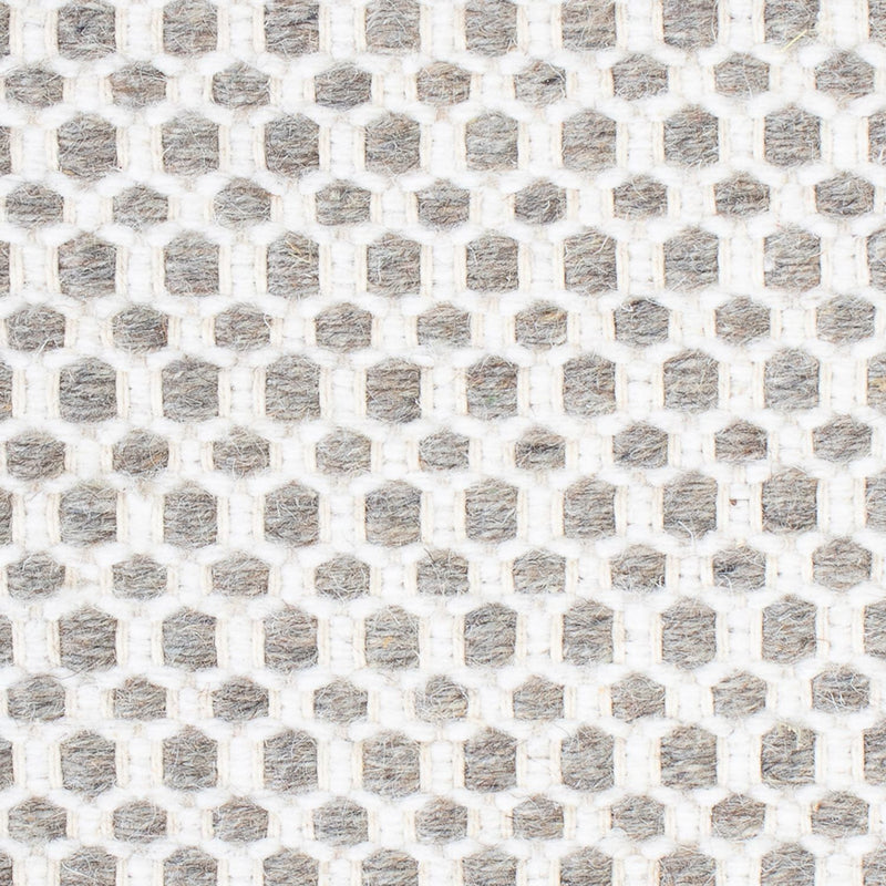 Tappeto di lana quadrato  - 34 x 30 cm - grigio chiaro