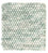 Tappeto di lana quadrato  - 30 x 30 cm - verde chiaro