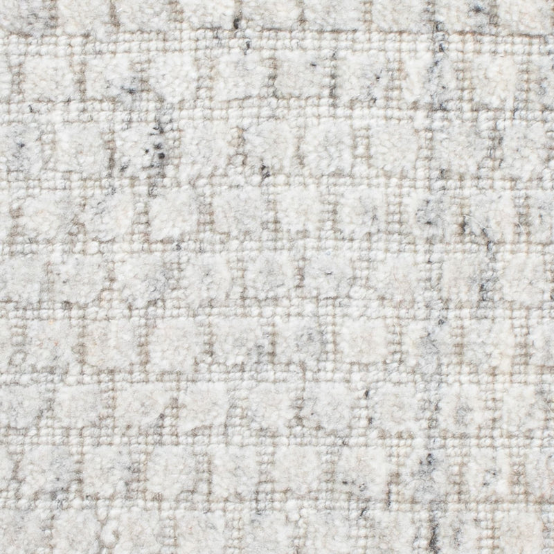 Tappeto di lana quadrato  - 33 x 30 cm - grigio chiaro