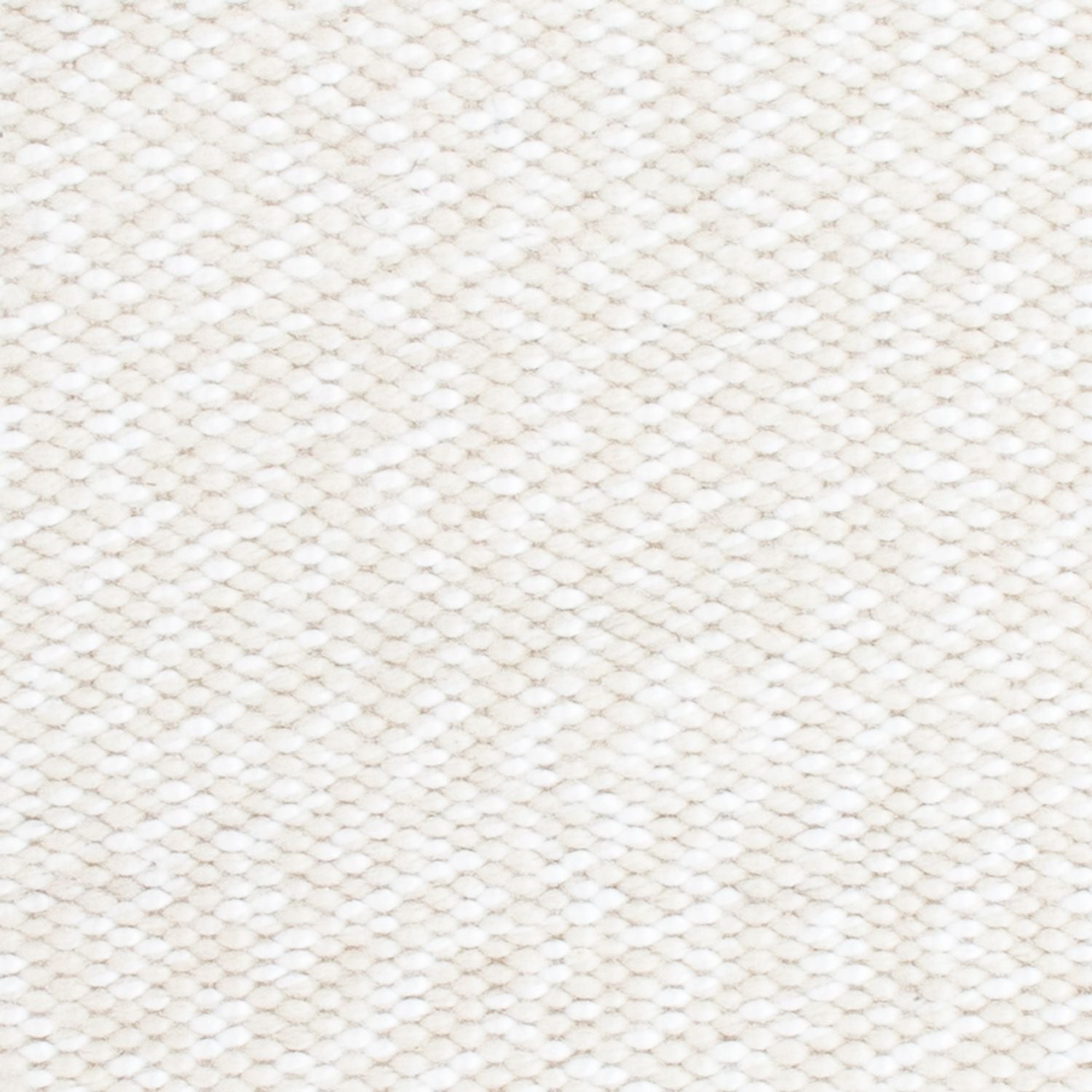 Tappeto di lana quadrato  - 34 x 31 cm - bianco