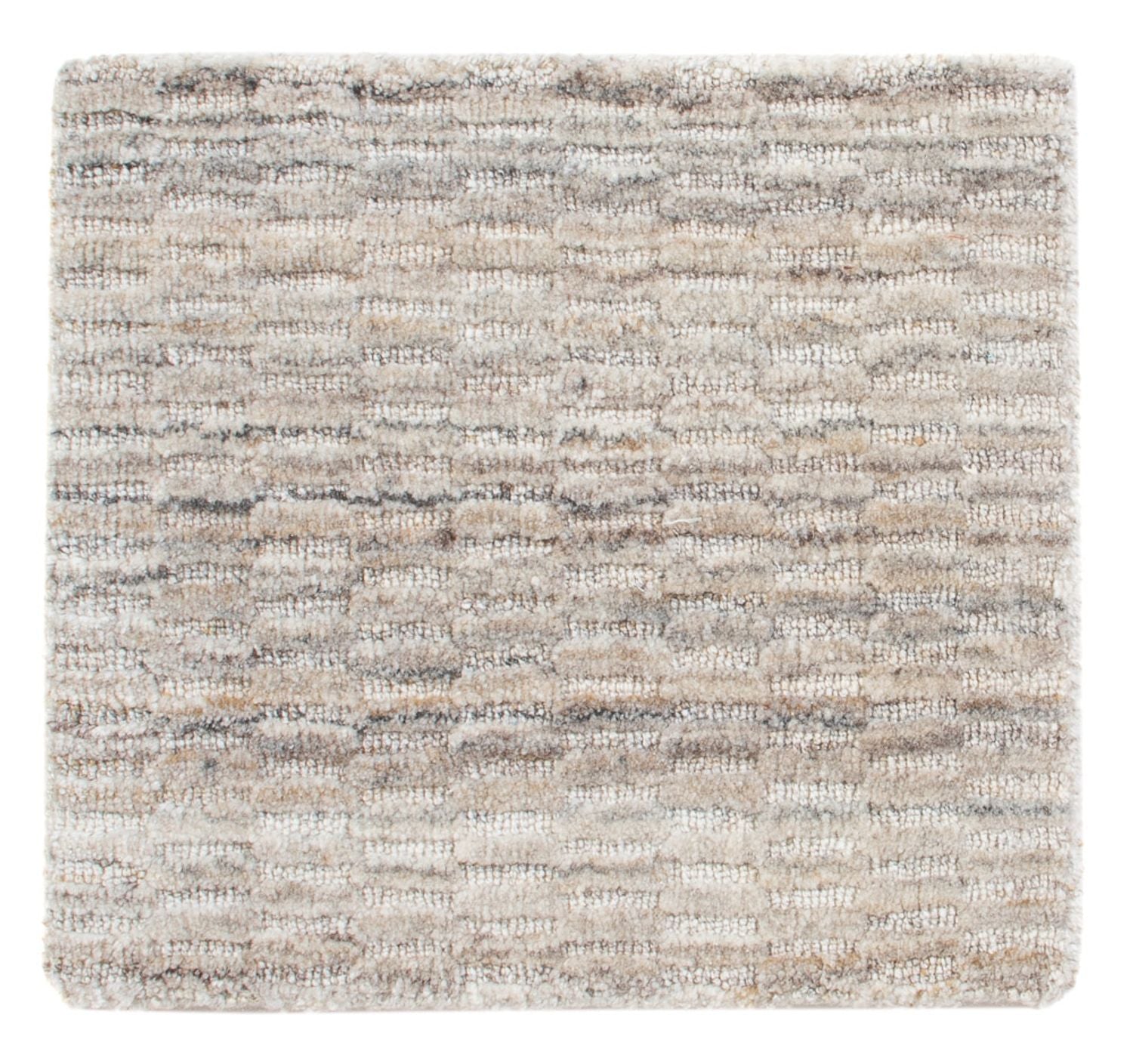 Tappeto di lana quadrato  - 33 x 30 cm - grigio chiaro
