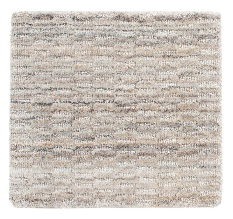 Tappeto di lana quadrato  - 33 x 30 cm - grigio chiaro
