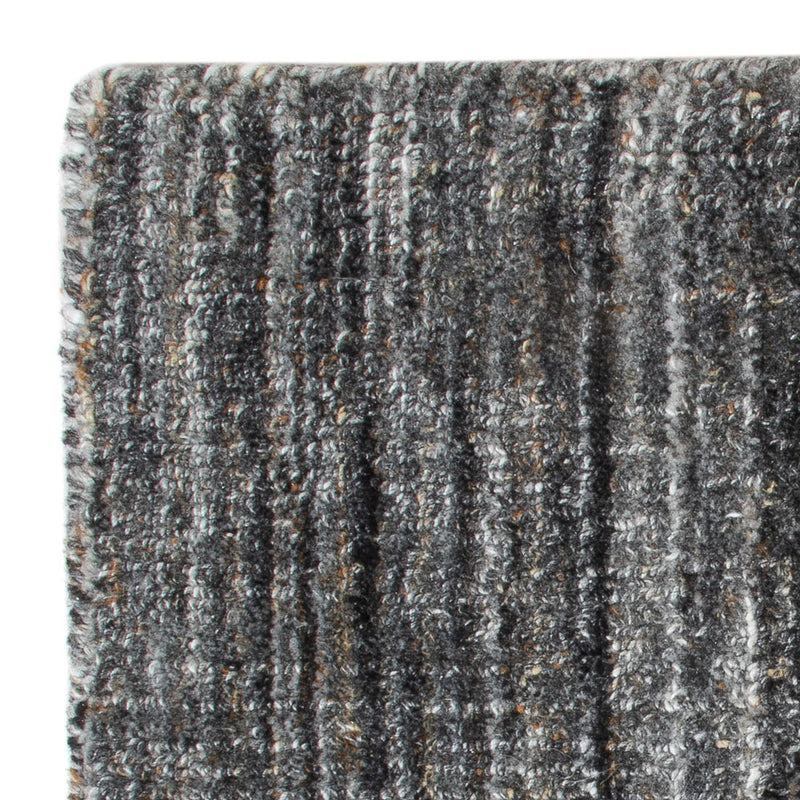Tappeto di lana quadrato  - 35 x 30 cm - grigio scuro