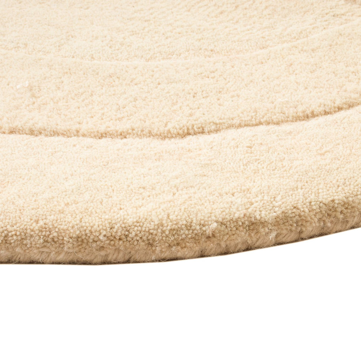 Tappeto di lana - 92 x 60 cm - beige