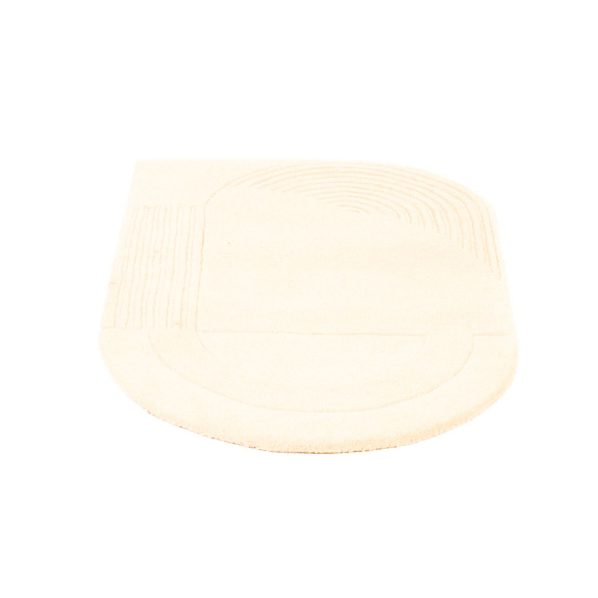 Tappeto di lana - 92 x 60 cm - beige