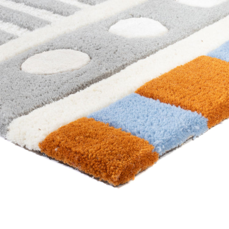 Tappeto di lana - 97 x 61 cm - multicolore