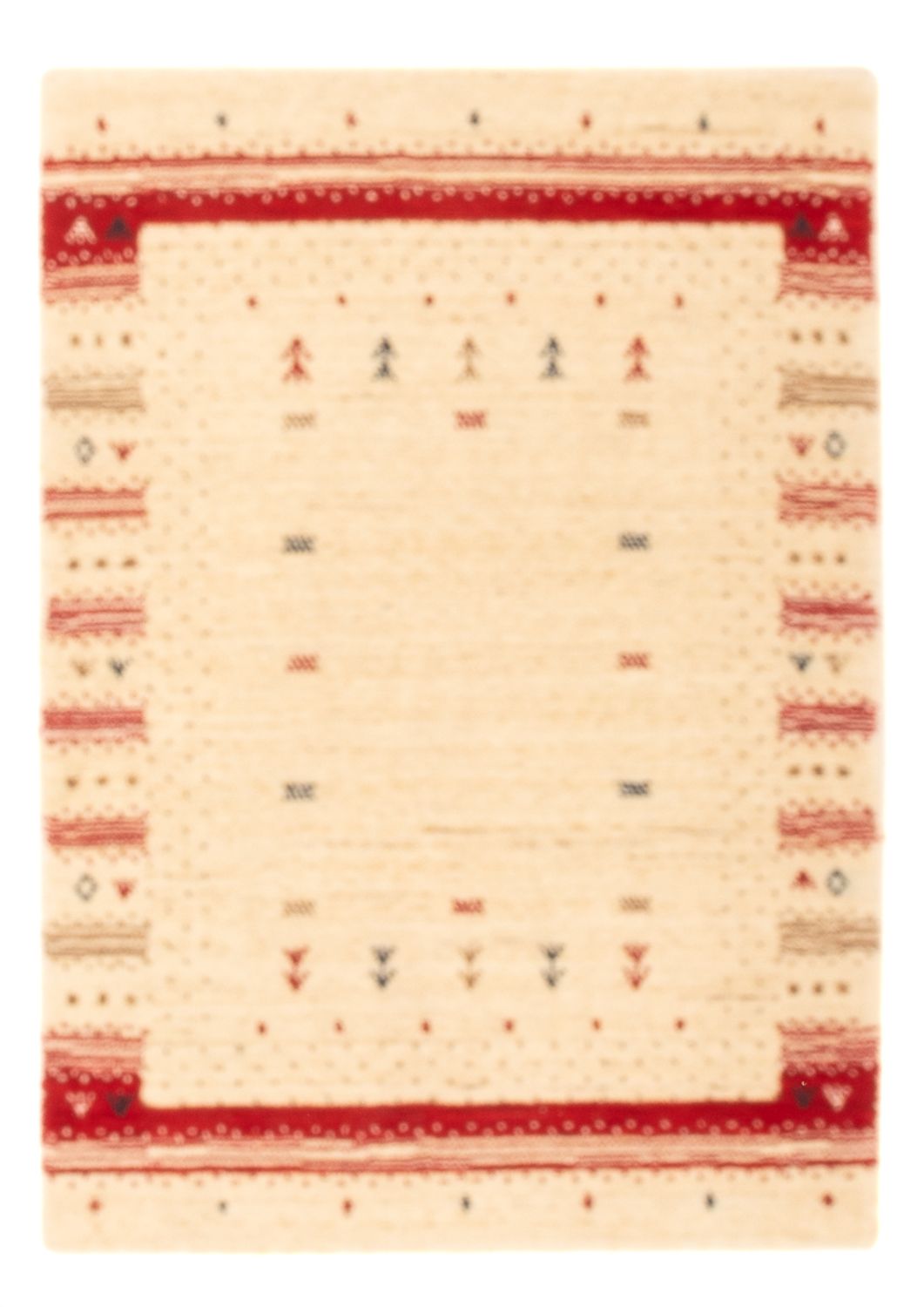 Tappeto Gabbeh - Loribaft Indus - 90 x 60 cm - multicolore