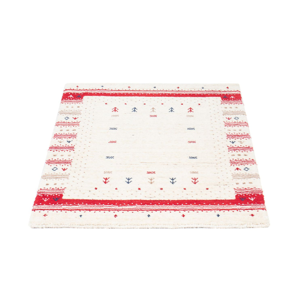 Tappeto Gabbeh - Loribaft Indus - 90 x 60 cm - multicolore