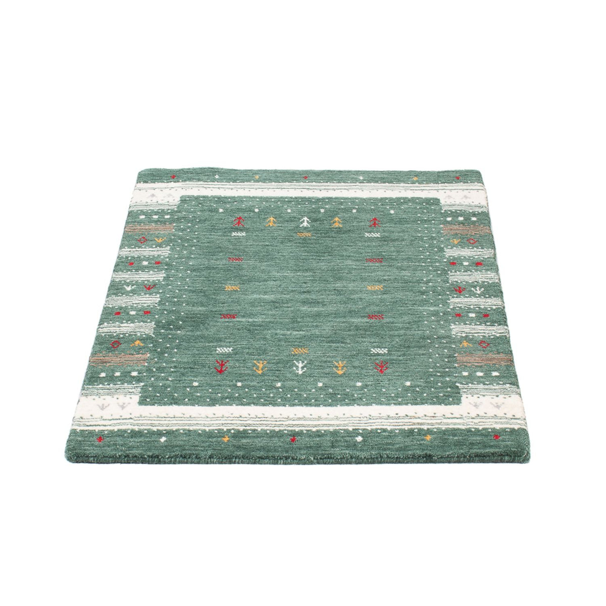 Tappeto Gabbeh - Loribaft Indus - 90 x 60 cm - multicolore