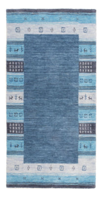 Tappeto Gabbeh - Indus - 140 x 70 cm - blu