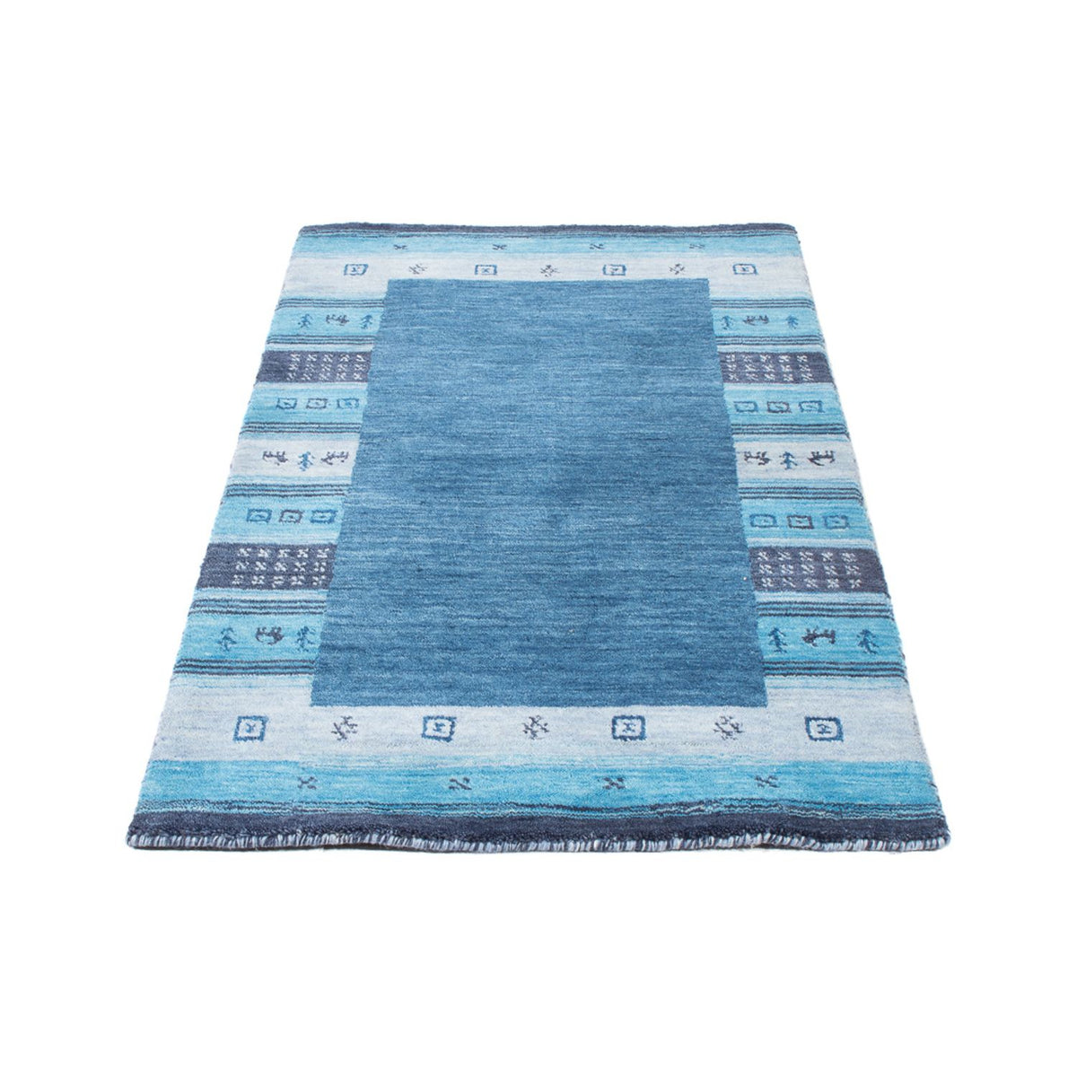 Tappeto Gabbeh - Indus - 140 x 70 cm - blu