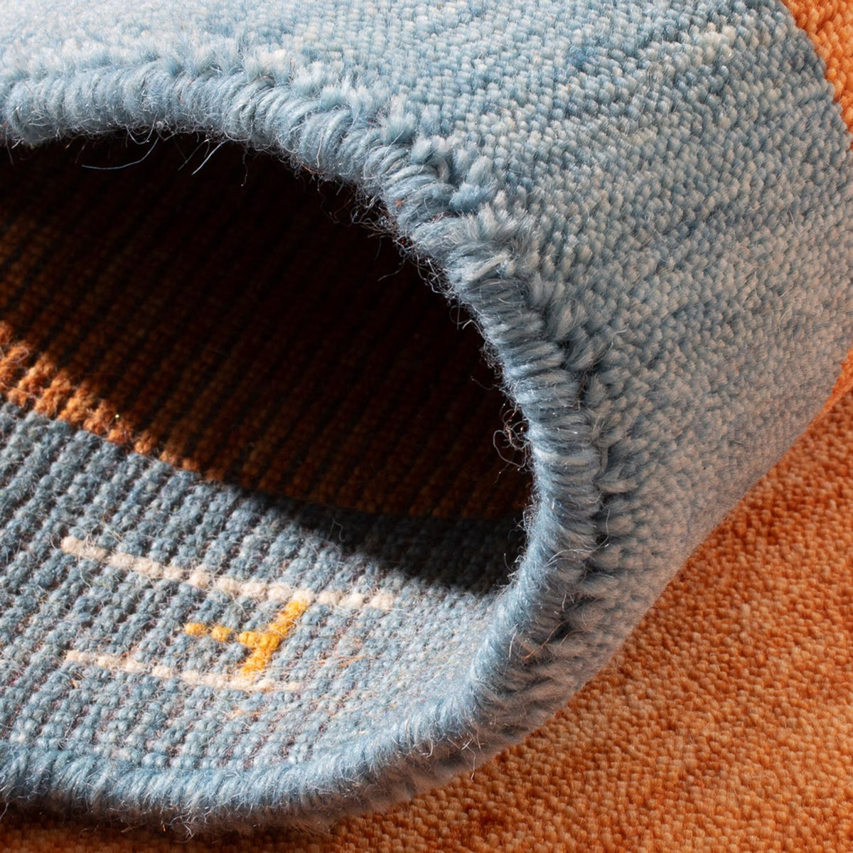 Tappeto Gabbeh - Indus - 140 x 70 cm - arancione