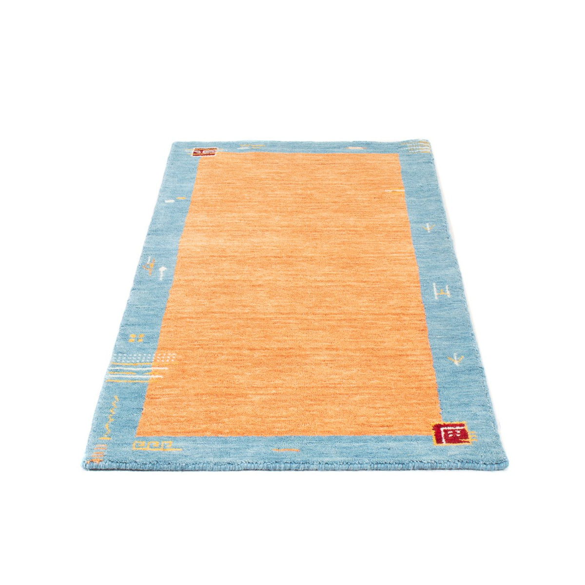 Tappeto Gabbeh - Indus - 140 x 70 cm - arancione