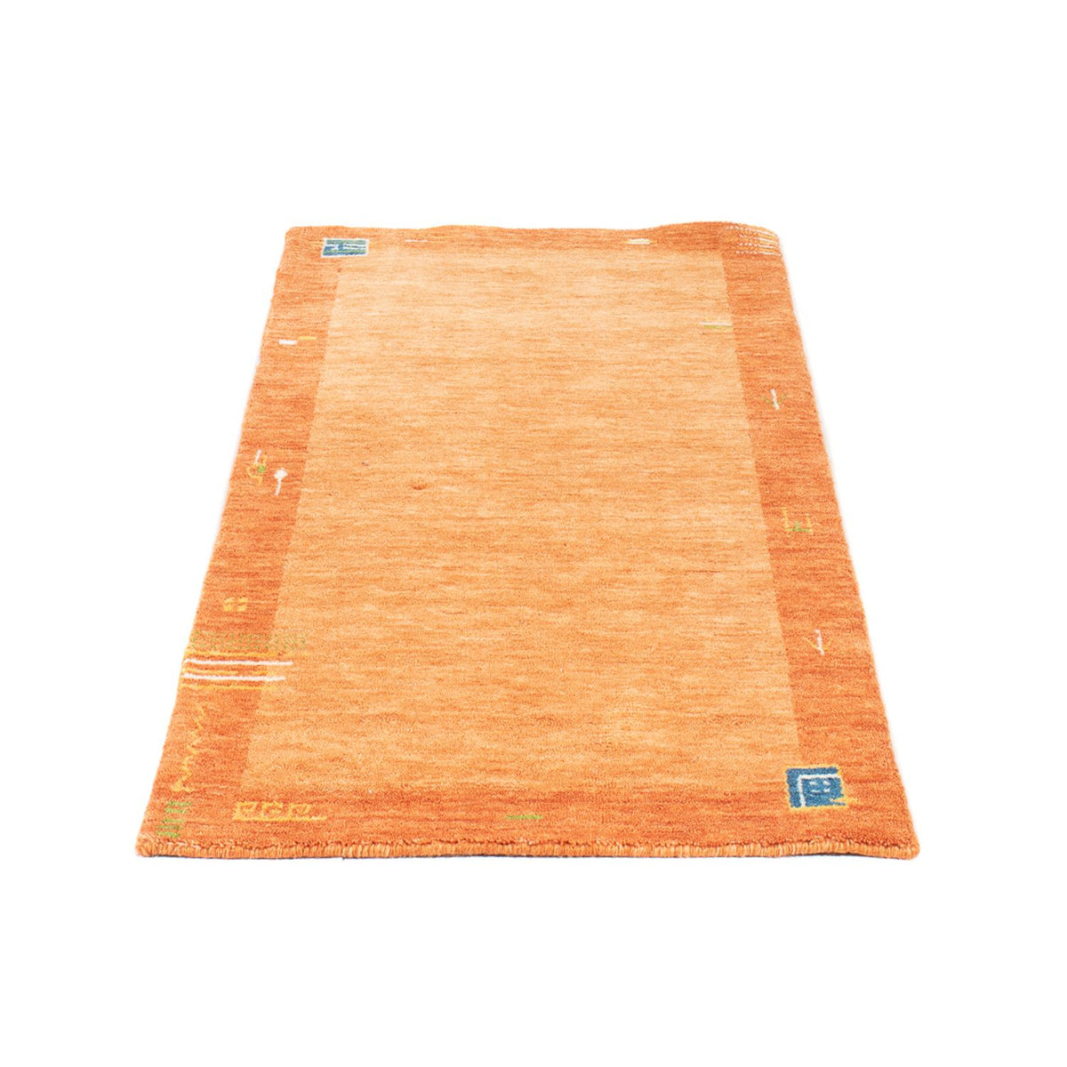 Tappeto Gabbeh - Indus - 140 x 70 cm - arancione