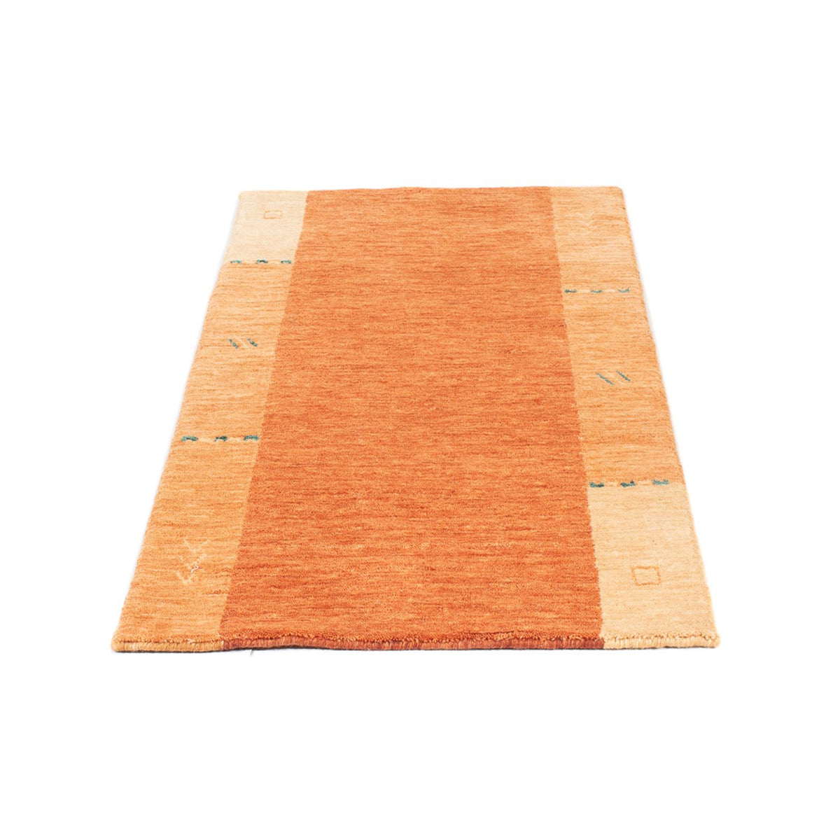 Tappeto Gabbeh - Indus - 140 x 70 cm - arancione