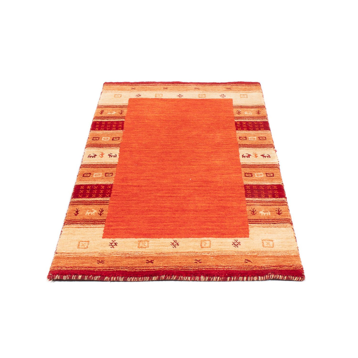 Tappeto Gabbeh - Indus - 145 x 70 cm - arancione