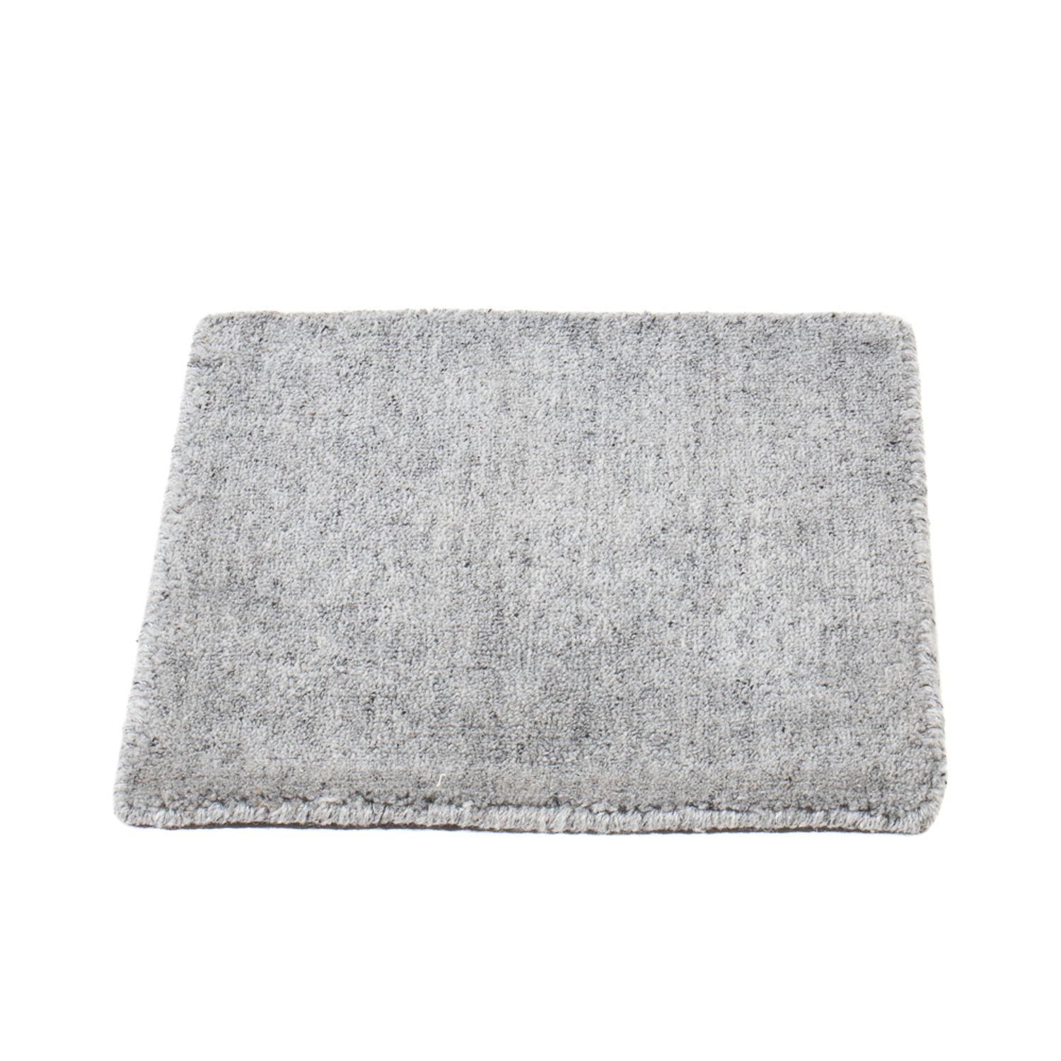 Tappeto di lana quadrato  - 30 x 30 cm - grigio