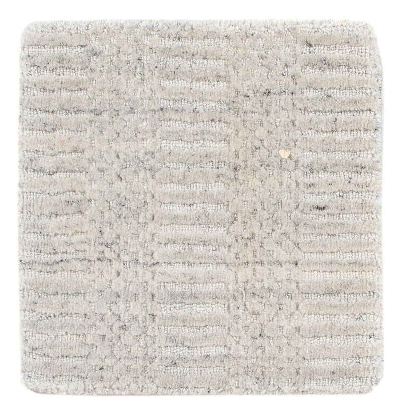 Tappeto di lana quadrato  - 30 x 30 cm - grigio chiaro