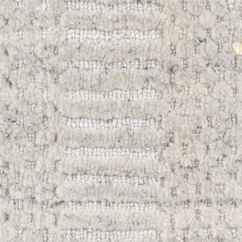 Tappeto di lana quadrato  - 30 x 30 cm - grigio chiaro
