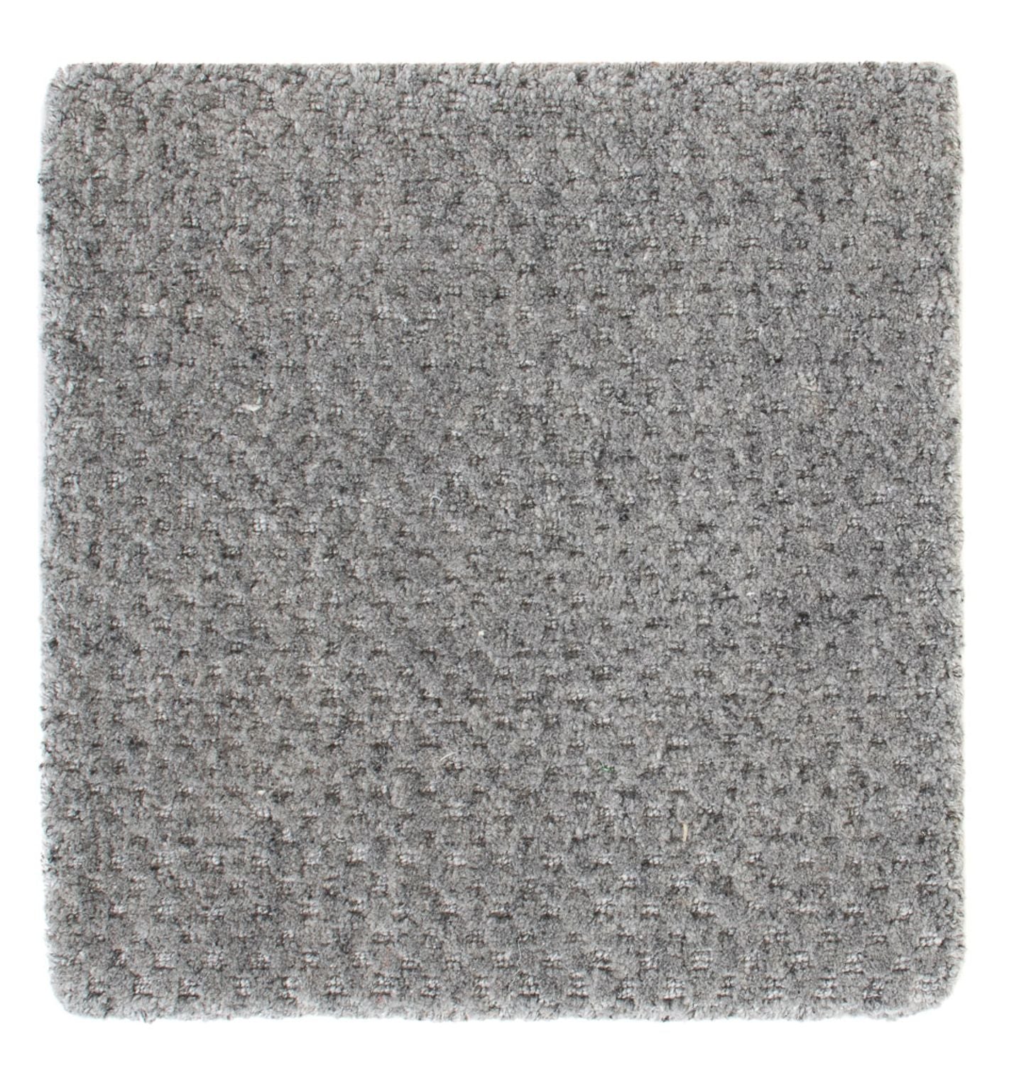 Tappeto di lana quadrato  - 30 x 30 cm - grigio