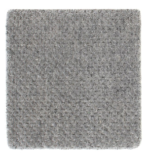 Tappeto di lana quadrato  - 30 x 30 cm - grigio