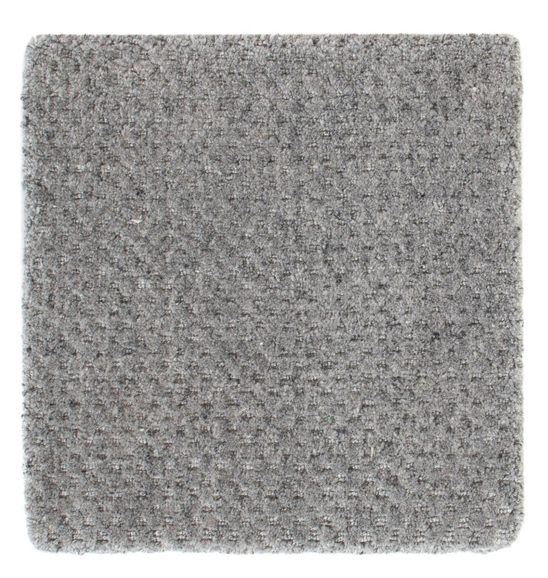 Tappeto di lana quadrato  - 30 x 30 cm - grigio