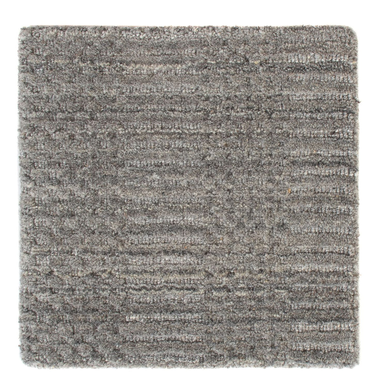 Tappeto di lana quadrato  - 30 x 30 cm - grigio