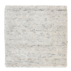Tappeto di lana quadrato  - 30 x 30 cm - grigio chiaro