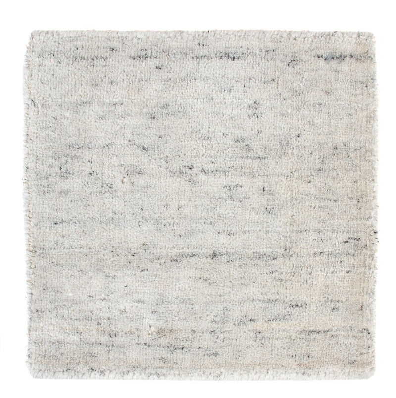 Tappeto di lana quadrato  - 30 x 30 cm - grigio chiaro