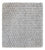 Tappeto di lana quadrato  - 34 x 32 cm - grigio