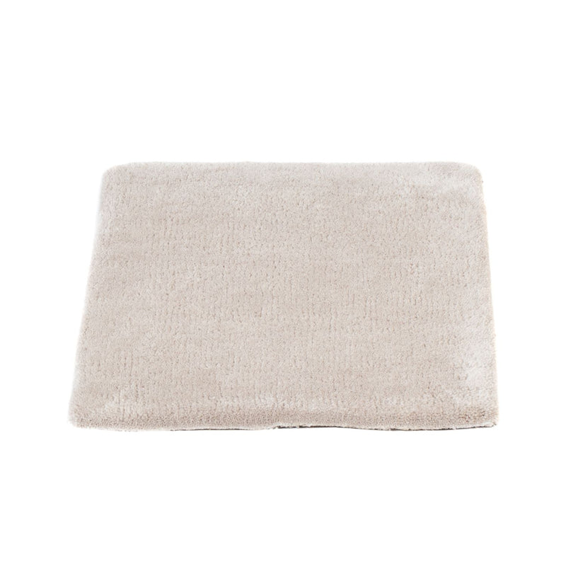 Tappeto di lana quadrato  - 30 x 30 cm - grigio chiaro