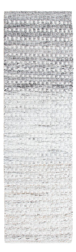 Tappeto corsia Tappeto di lana - 104 x 33 cm - grigio chiaro