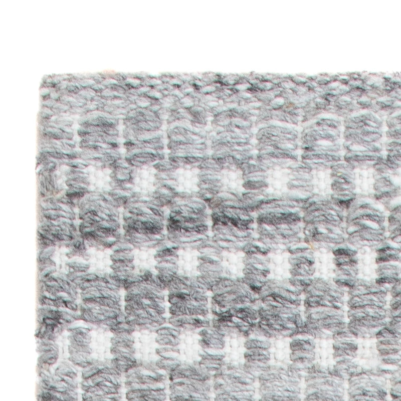 Tappeto corsia Tappeto di lana - 104 x 33 cm - grigio chiaro